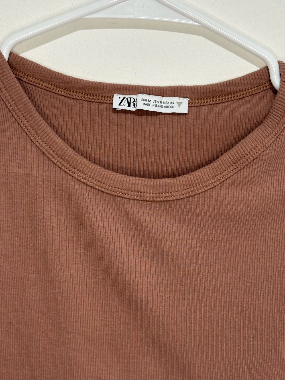 Zara Ribbed Basic Tank Size M - Picture 2 of 6